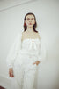 KNOTTED COTTON BLOUSE
