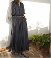 Gathered skirt