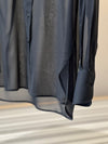 Plastron organza shirt