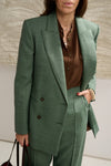 Blazer occhio di pernice verde