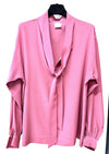 Tie blouse