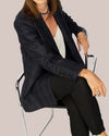 Blazer check blu e nero