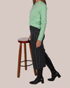 slim round neck