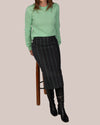 slim round neck