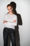 slim round neck