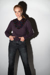 slim round neck