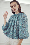 PLISSEÉ-FANTASIA-BLOUSE-blusa-in-garza-di-seta-azzurra