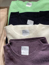 slim round neck