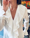 Volant blouse