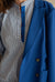 COMFORT Shirt Light Blue Cotton Striped